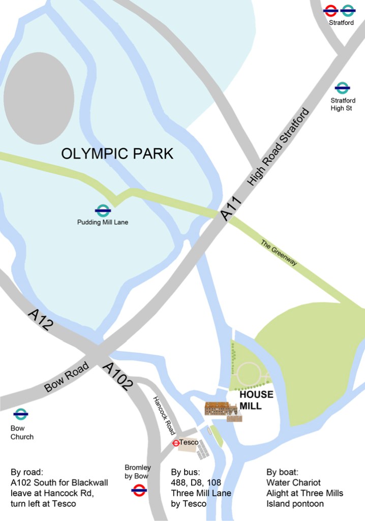 How to get to The House Mill